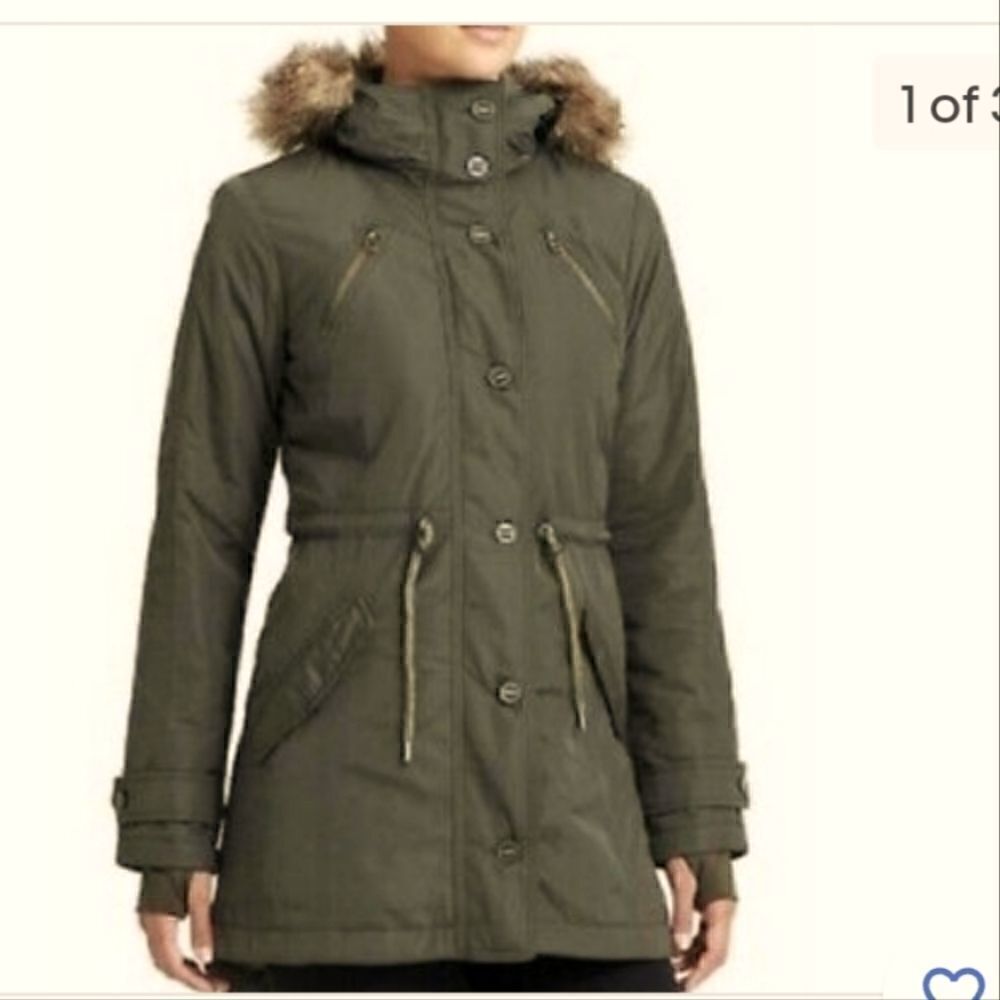 Athleta Peak Parka Hooded Jacket S